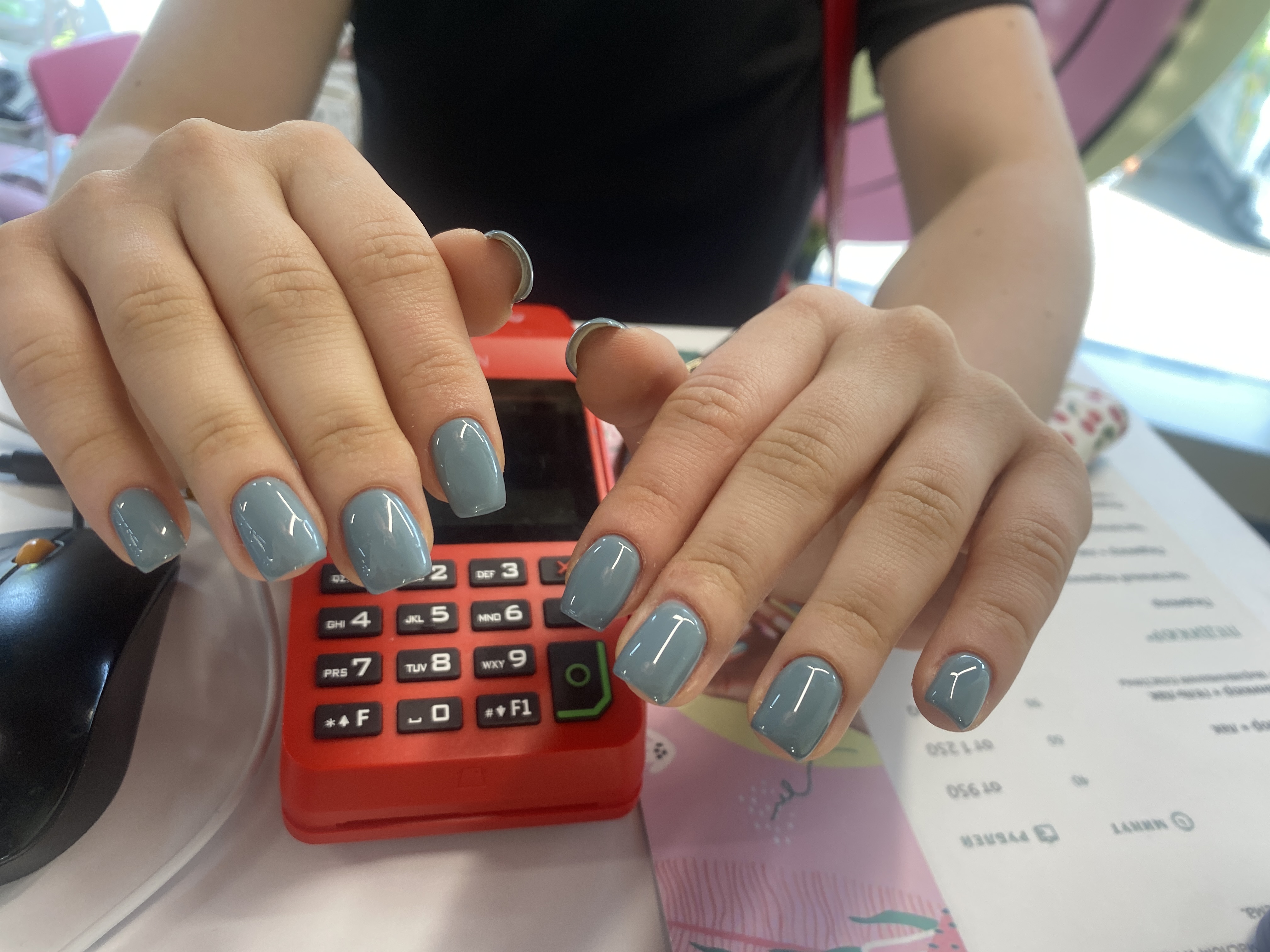 нежный, на каждый день, Маникюр, нюд, серый